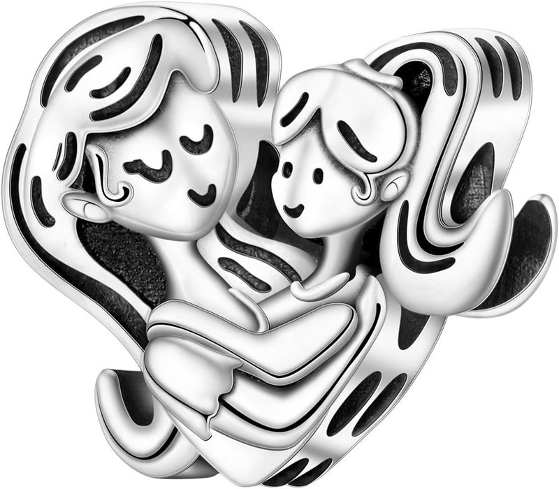 CYCUFF Store 925 Sterling Silver Charms Suitable for Charm Necklaces, Bracelet Pendants Beads Jewellery Gift for Women Family Friends - Image 1